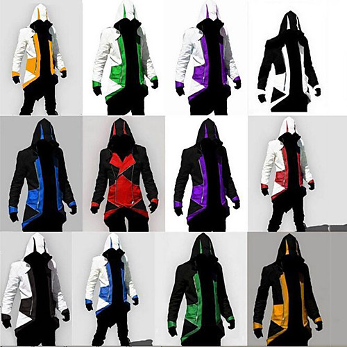 

Inspired by Assassin Cosplay Anime Cosplay Costumes Japanese Cosplay Hoodies Coat For Men's