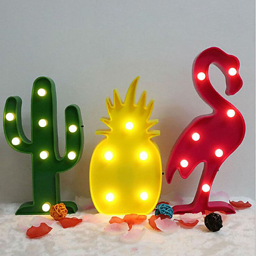 

Flamingo Cactus Pineapple Decoration Table Lamp 1pc