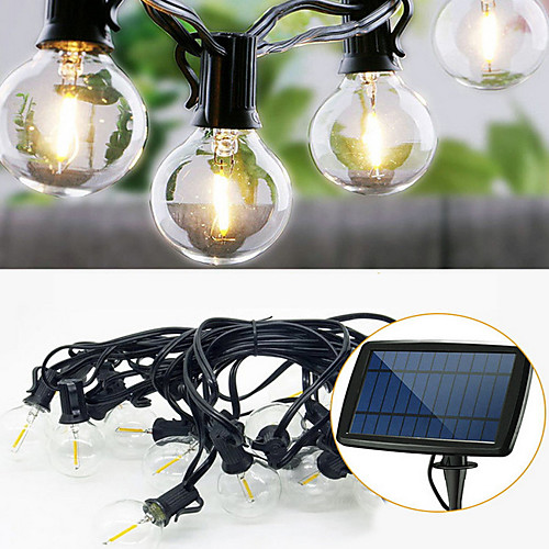 

6m String Lights 25 LEDs 1 set Warm White Solar Decorative Solar Powered