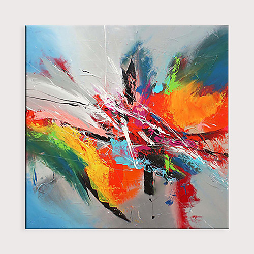 

Oil Painting Hand Painted - Abstract Modern Rolled Canvas