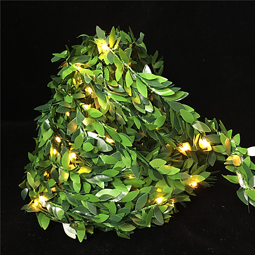 

10m Flexible LED Light Strips String Lights 100 LEDs High Power LED 1pc Warm White Creative Holiday Christmas Wedding Decoration AA Batteries Powered IP65