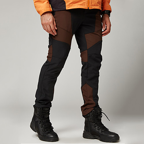 

Men's Hiking Pants Softshell Pants Patchwork Winter Outdoor Thermal / Warm Waterproof Windproof UV Resistant Softshell Pants / Trousers Bottoms Camping / Hiking Hunting Fishing Blue Gray Coffee M L