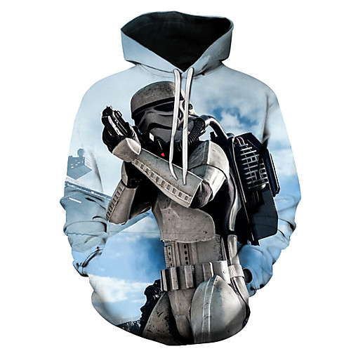 

Men's Plus Size Hoodie 3D / Cartoon Hooded Casual / Street chic Light Blue US32 / UK32 / EU40 US34 / UK34 / EU42 US36 / UK36 / EU44 US38 / UK38 / EU46 US40 / UK40 / EU48