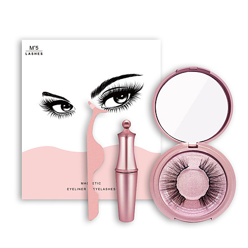 

New Hot Magnetic Liquid Eyeliner & Magnetic False Eyelashes & Tweezer Set Waterproof Long Lasting Eyeliner False Eyelashes