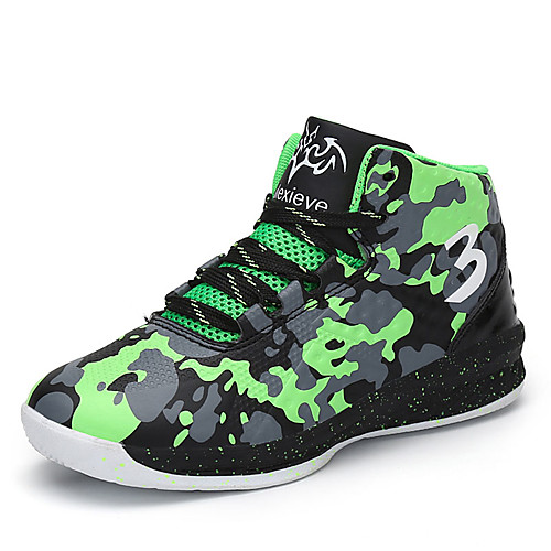 

Boys' Comfort PU Trainers / Athletic Shoes Lace up Big Kids(7years ) Basketball Shoes Red / Green / Blue Spring / Fall / Booties / Ankle Boots / Camouflage / Rubber