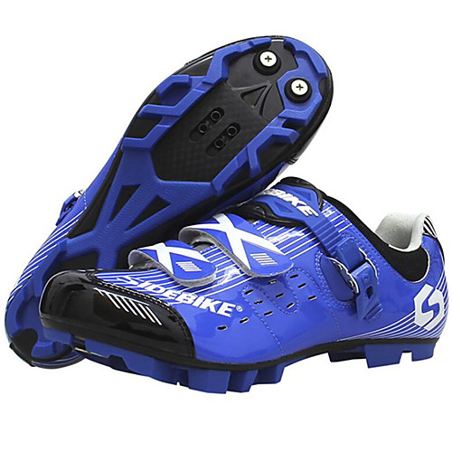 

SIDEBIKE Adults' Bike Shoes Mountain Bike Shoes Cushioning Cycling / Bike Blue / White Cycling Shoes / Breathable Mesh