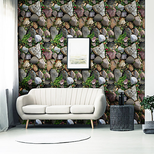 

Vintage Stone Self Adhesive Wallpaper 3D Waterproof Home Decor Wallpapers for Living Room Decorative Wall Stickers 10045cm