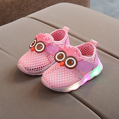 

Boys' / Girls' LED / Comfort Mesh Trainers / Athletic Shoes Little Kids(4-7ys) / Big Kids(7years ) Luminous Black / Pink / Gray Spring / Fall / Rubber