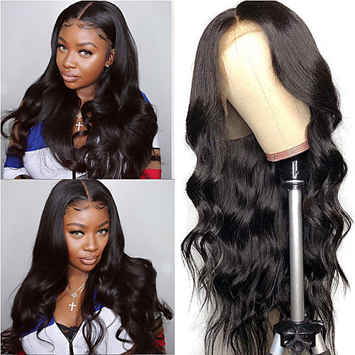 

13x4 Remy Brazilian Body Wave Wig Lace Front Human Hair Wigs for Black Pre Plucked with Baby Hair