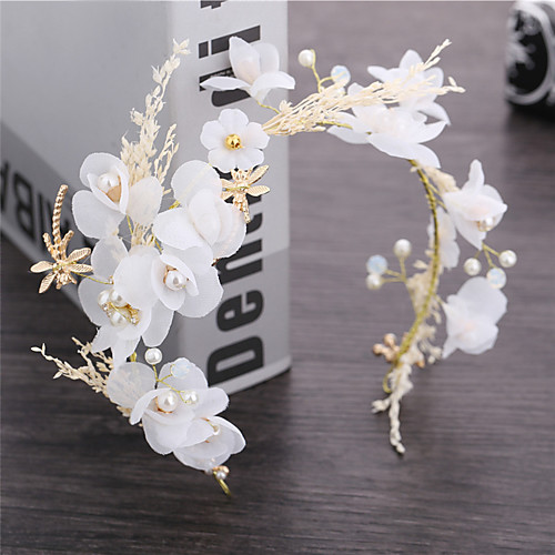 

Alloy Hair Accessory with Imitation Pearl / Crystal / Rhinestone / Flower 1 Piece Wedding Headpiece