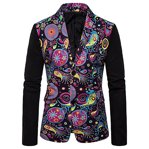 

Rainbow Regular Fit Polyester Men's Suit - Shawl Lapel