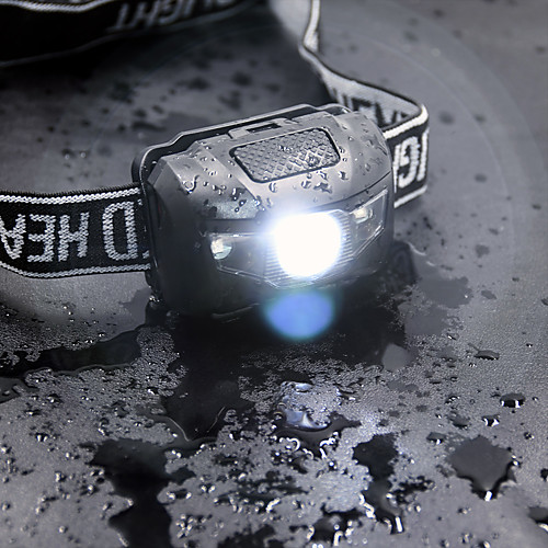 

Headlamps LED LED Emitters 4 Mode Durable Lightweight Camping / Hiking / Caving Everyday Use Cycling / Bike White Light Source Color Black White Purple
