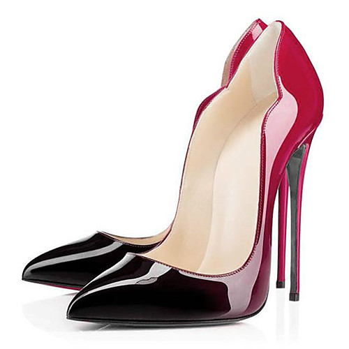 

Women's Heels Stiletto Heel Pointed Toe PU(Polyurethane) Spring & Fall Black / Color Block