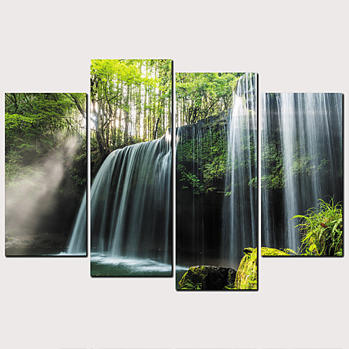 

Print Rolled Canvas Prints - Natures & Outdoors Classic Modern Four Panels Art Prints