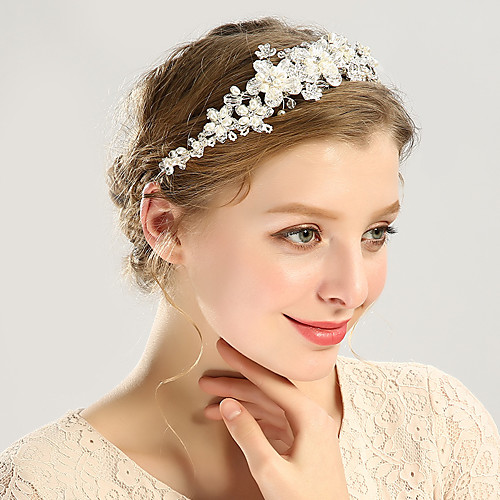 

Alloy Headbands / Headdress / Headpiece with Petal / Sparkling Glitter / Crystals 1 Piece Wedding / Party / Evening Headpiece