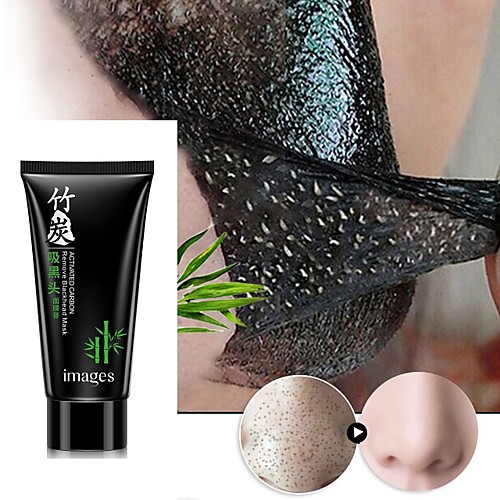 

Bamboo Charcoal Black Mud Mask To Blackhead Cleansing Cream Facial Cream Deep Cleansing Mild And Non-Irritating To Black Mask