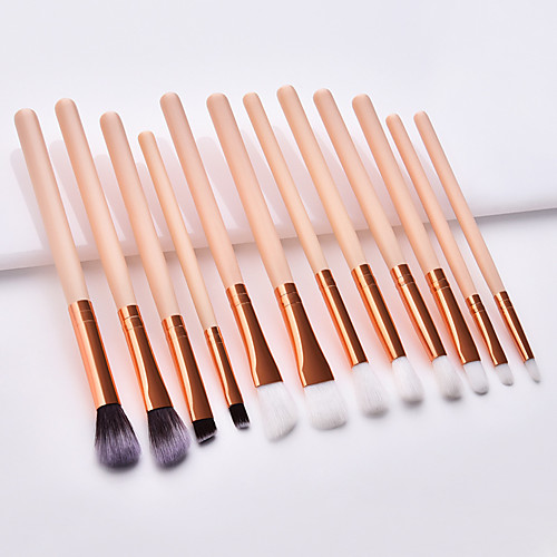 

Professional Makeup Brushes 12pcs Soft Full Coverage Adorable Lovely Comfy Wooden / Bamboo for Makeup Tools Makeup Brush Eyebrow Brush Eyeshadow Brush