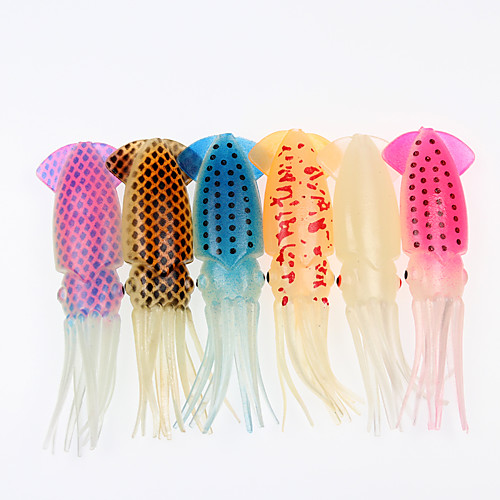 

3 pcs Fishing Lures Soft Bait Octopus lifelike Sinking Bass Trout Pike Sea Fishing Jigging Fishing