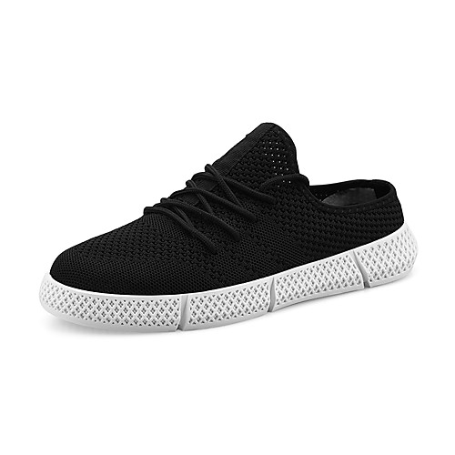 

Men's Fall / Spring & Summer Sporty / Casual Daily Outdoor Clogs & Mules Running Shoes / Walking Shoes Tissage Volant Breathable Non-slipping Shock Absorbing White / Black / Gray