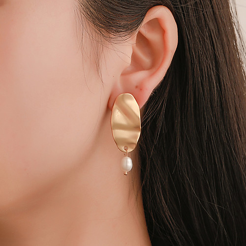 

Women's Earrings Holiday Wedding Birthday Romantic Earrings Jewelry Gold For Date Street Festival 1 Pair
