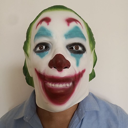 

Mask Halloween Mask Inspired by Joker Clown Scary Movie White Halloween Carnival Adults' Men's Women's
