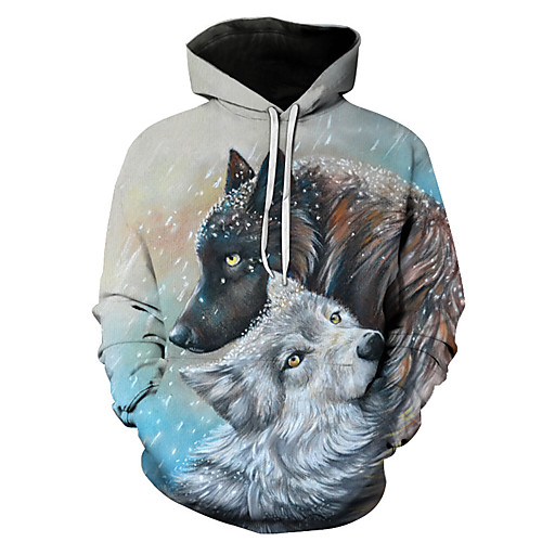 

Men's Plus Size Hoodie Geometric / 3D Hooded Casual / Street chic Light Blue US32 / UK32 / EU40 US34 / UK34 / EU42 US36 / UK36 / EU44 US38 / UK38 / EU46 US40 / UK40 / EU48