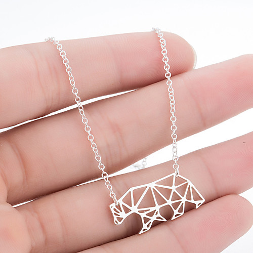 

Women's Necklace Stainless Steel Rose Gold Gold Silver 45 cm Necklace Jewelry 1pc For Daily Holiday School Street Festival