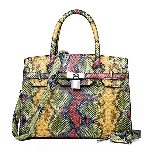 

Women's Pattern / Print PU Top Handle Bag Snakeskin Wine / Black / Blue