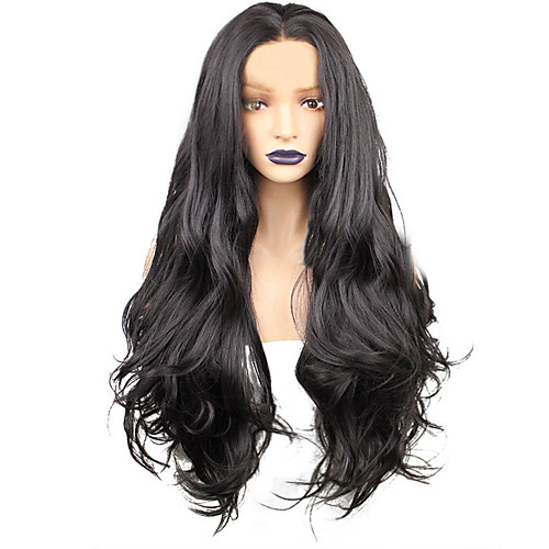 

Synthetic Wig Body Wave Layered Haircut Wig Very Long Natural Black Synthetic Hair 68~72 inch Women's New Arrival Black