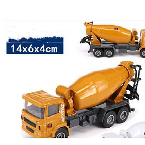 

1:50 Metalic Construction Truck Set Concrete Mixer Toy Truck Construction Vehicle Toy Car Model Car Music & Light Excavating Machinery Unisex Boys' Girls' Kid's Car Toys
