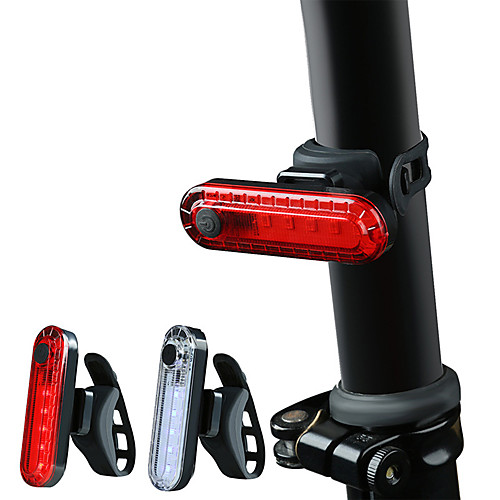 

LED Bike Light Rear Bike Tail Light Safety Light LED Mountain Bike MTB Bicycle Cycling Waterproof Multiple Modes Super Bright Portable Li-ion Rechargeable USB White Red Cycling / Bike
