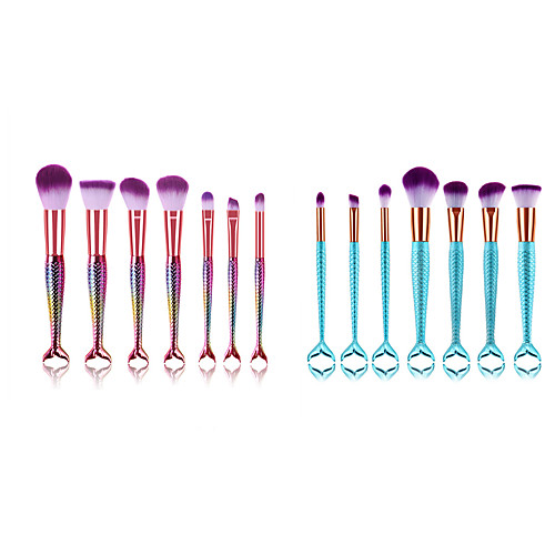 

Professional Makeup Brushes 7 PCS Soft New Design Full Coverage Lovely Comfy Plastic for Makeup Set Makeup Tools Makeup Brushes Blush Brush Foundation Brush Makeup Brush Eyeshadow Brush