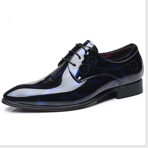 

Men's Comfort Shoes Summer Daily Oxfords PU Breathable Red / Blue / Gray
