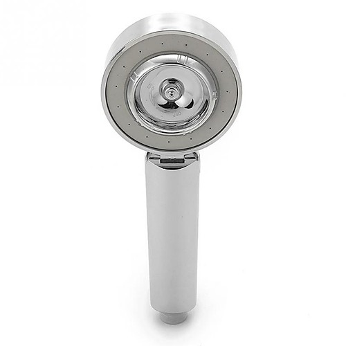 

Double-sided Shower Head Water Saving Round ABS Chrome Booster Bath Shower High Pressure Handheld Hand Shower