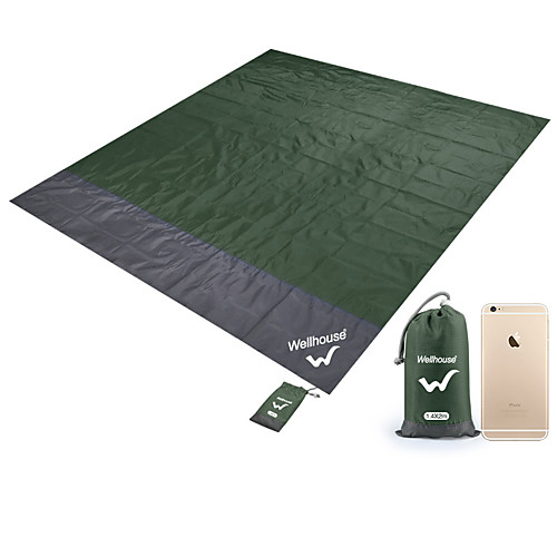 

Camping Pad Picnic Pad Outdoor Portable Convenient TPU Terylene 200210 cm Picnic Spring Summer Green Blue