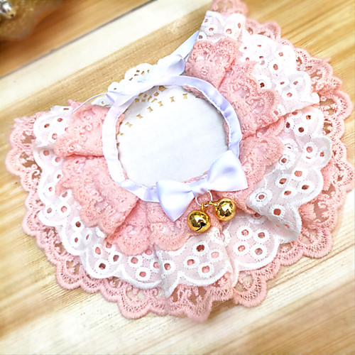 

Dog Collar Adjustable / Retractable PU Leather Nylon Small Dog Medium Dog Large Dog Pink White
