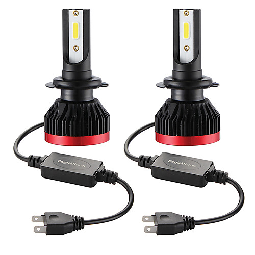 

2PCS Mini Led Bulb Car Headlight H7 100W 20000LM 6000K Car Headlight IP67 Waterproof Plug and Play Perfect Quick and Easy Installation by Plugging In and Replacing Stock Bulbs