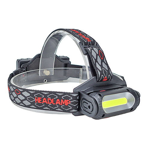 

LED Light Headlamps Waterproof LED LED Emitters Automatic Mode with Battery and USB Cable Waterproof Portable Windproof Durable Camping / Hiking / Caving Fishing Red Light Source Color Black