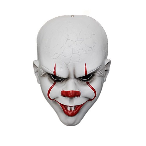 

Mask Halloween Mask Inspired by Burlesque Clown Clown Pennywise Scary Movie White Halloween Carnival Day of the Dead Adults' Men's Women's
