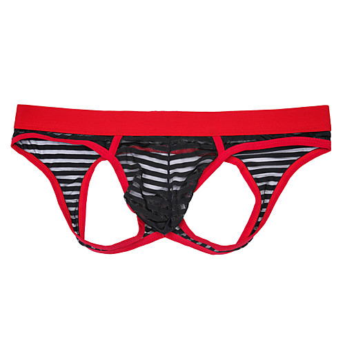 

Men's Basic Briefs - Asian Size 1 Piece Low Waist Black Yellow Blue M L XL