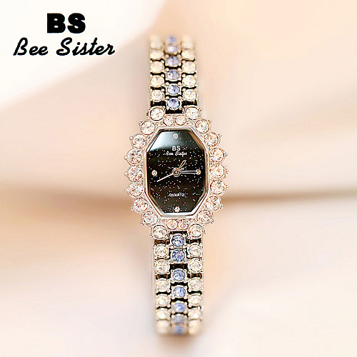 

Women's Wrist Watch Japanese Quartz Silver / Gold / Rose Gold 30 m Luminous New Design Casual Watch Analog Luxury Rhinestone Casual Fashion - Gold Silver Rose Gold Two Years Battery Life