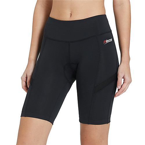 

21Grams Women's Cycling Padded Shorts Spandex Bike Shorts Padded Shorts / Chamois Breathable 3D Pad Quick Dry Sports Black Mountain Bike MTB Road Bike Cycling Clothing Apparel Form Fit Bike Wear