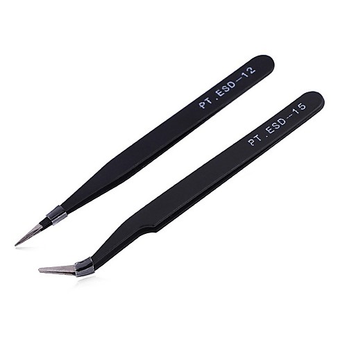 

Nail Tool Supplies Anti-static Tweezers Elbow Stainless Steel Clip Manicure Nails Nail Jewelry Clip