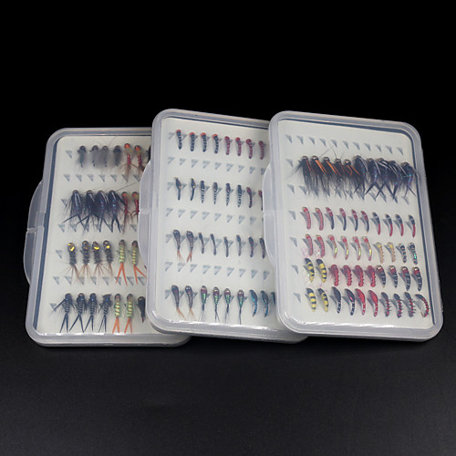 

40 pcs Flies Lure kits Soft Bait Flies Sinking Bass Trout Pike Sea Fishing Fly Fishing Bait Casting Metal / Jigging Fishing / Lure Fishing