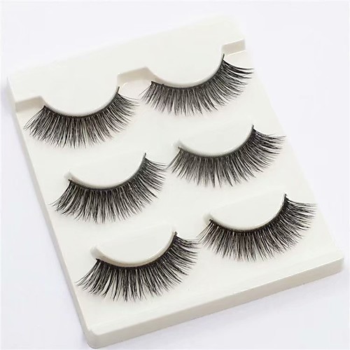 

Eyelash Extensions Easy to Carry Women Adorable Beauty Cosplay Cute Fiber Wedding Party Holiday Going out Crisscross Natural Long - Makeup Daily Makeup Halloween Makeup Party Makeup Sweet Fashion