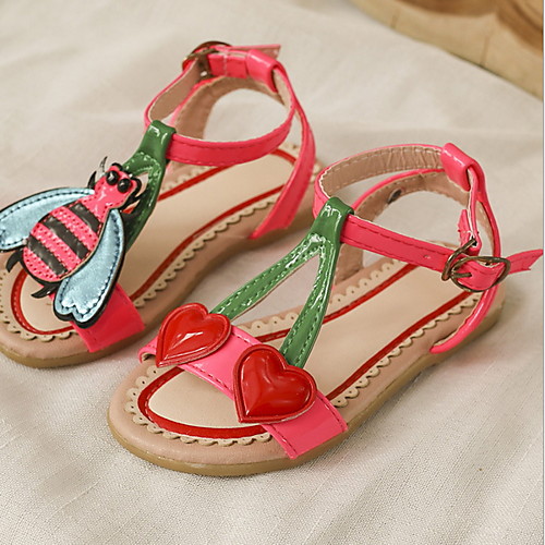 

Girls' Comfort PU Sandals Little Kids(4-7ys) White / Yellow / Pink Summer