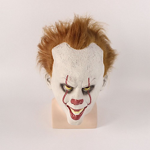 

Mask Halloween Mask Inspired by Clown Scary Movie White Halloween Carnival Adults' Men's Women's