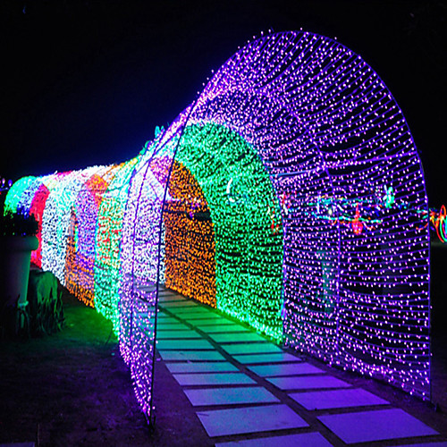 

30m String Lights 300 LEDs 3pcs Warm White RGB White Waterproof Creative Party 220-240 V 110-120 V