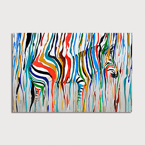 

Oil Painting Hand Painted - Animals Modern Rolled Canvas