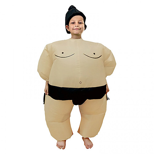 

More Costumes Sumo Cosplay Costume Inflatable Costume Kid's Boys' Halloween Halloween Festival / Holiday 100% Polyester Black / Sky Blue / Drak Red Carnival Costumes / Air Blower / Leotard / Onesie